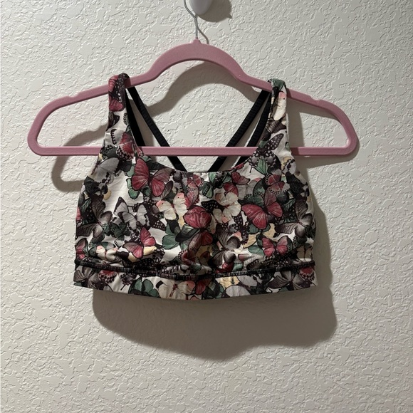 lululemon athletica Butterfly Print Sports Bra - Picture 1 of 5